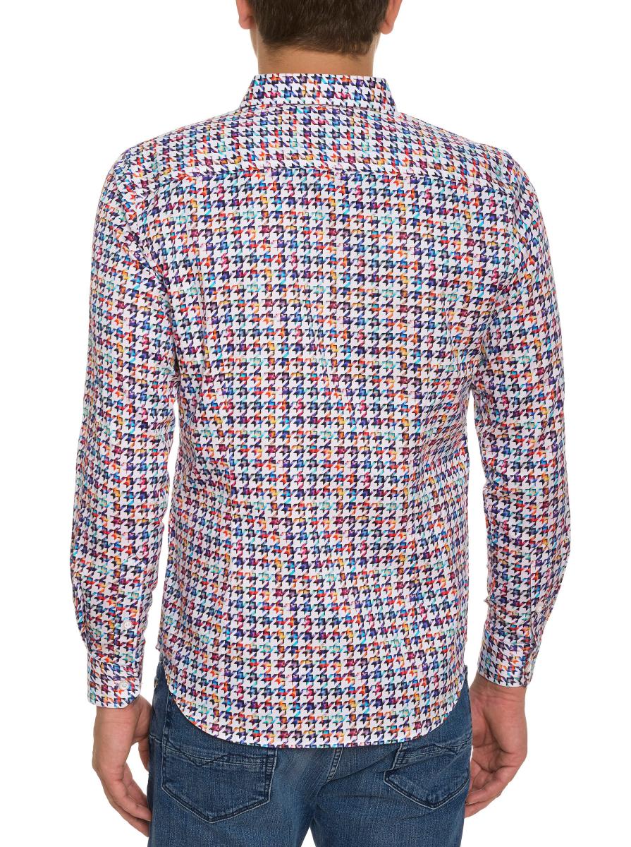 Buy Button Down Shirts Robert Graham Nathan Long Sleeve Button Down Shirt Multi Men - 2