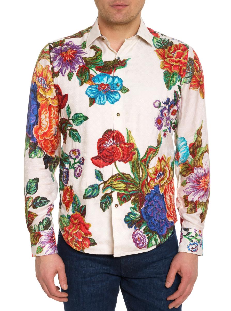 Limited Edition Frame-Worthy Long Sleeve Button Down Shirt Button Down Shirts Robert Graham Men Multi Secure - 1