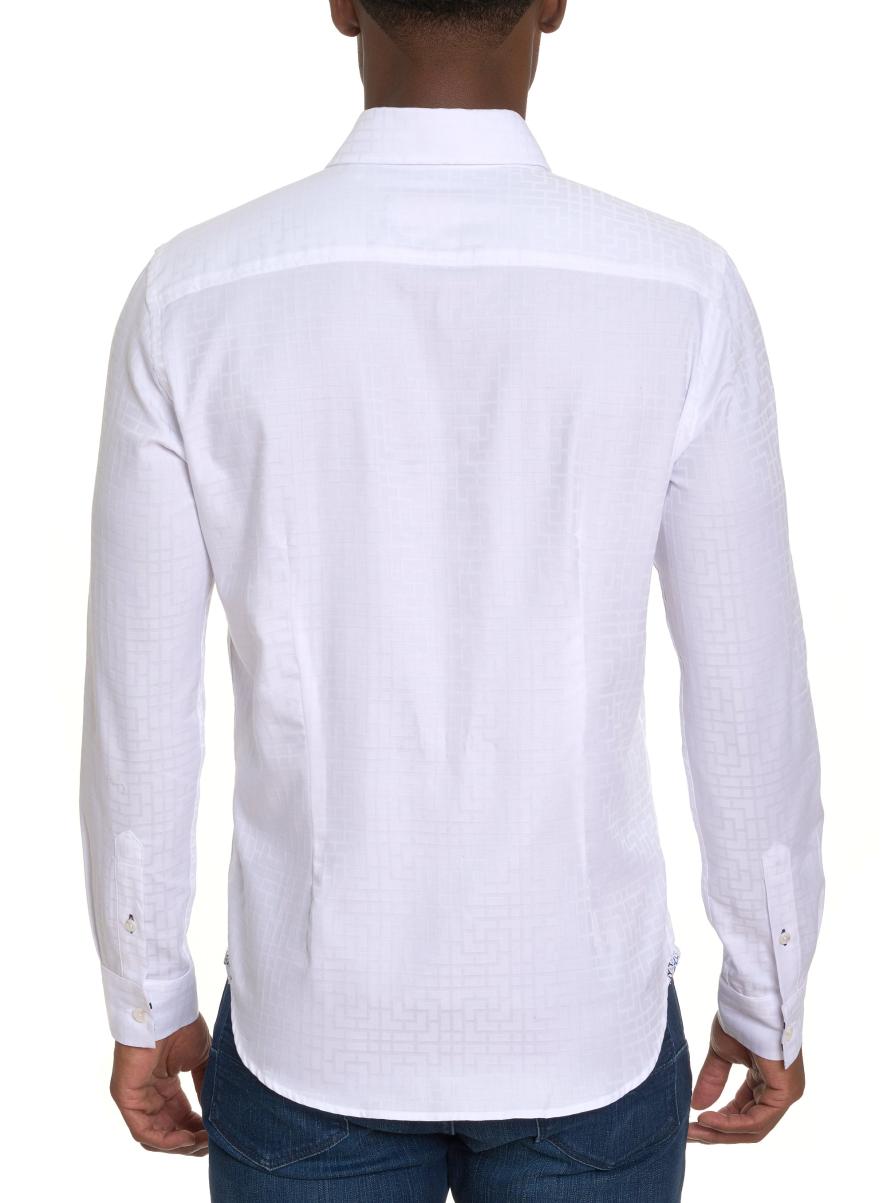 Men Store White Robert Graham Amory Long Sleeve Button Down Shirt Button Down Shirts - 2