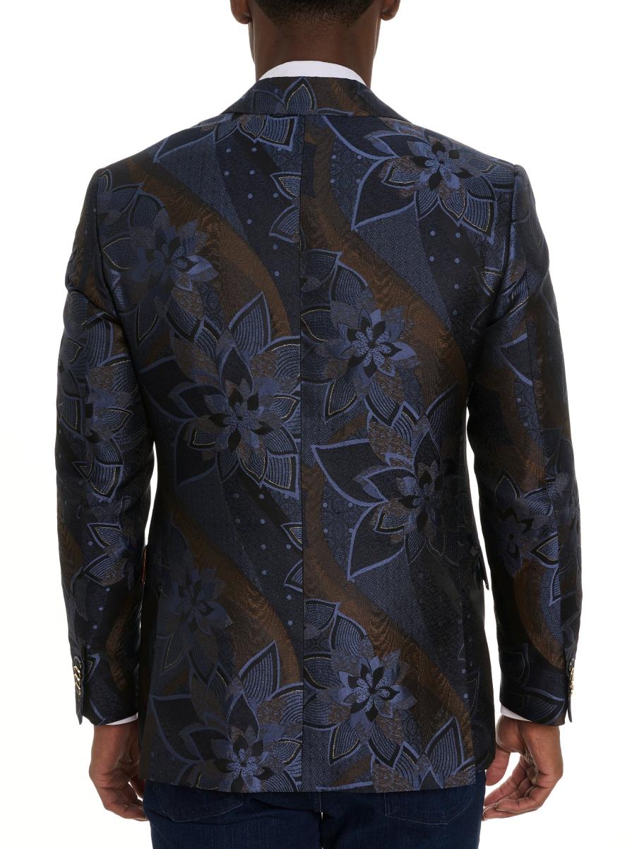 Multi Robert Graham Fashion Limited Edition Mahogany Luster Blazer Men Blazers - 1