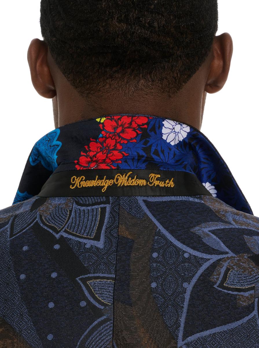 Multi Robert Graham Fashion Limited Edition Mahogany Luster Blazer Men Blazers - 3