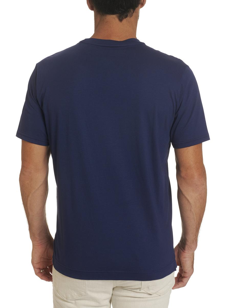 Men Navy Myles T-Shirt Robert Graham Contemporary Polos & T-Shirts - 1
