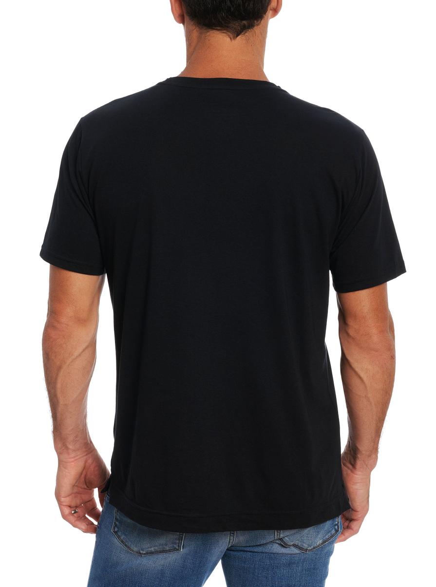 Men Navy Myles T-Shirt Robert Graham Contemporary Polos & T-Shirts - 4