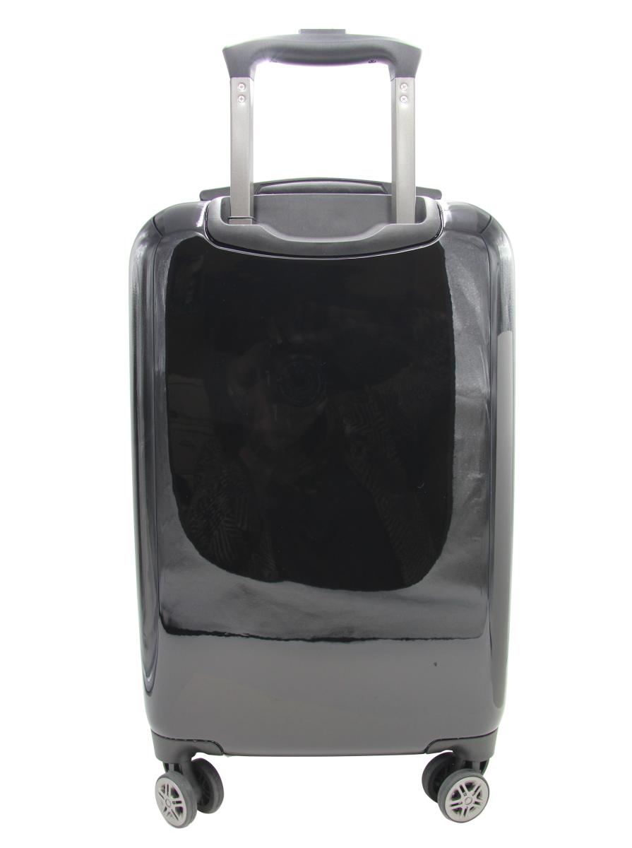 Black Sleek Robert Graham Men Stavros Suitcase Accessories - 2