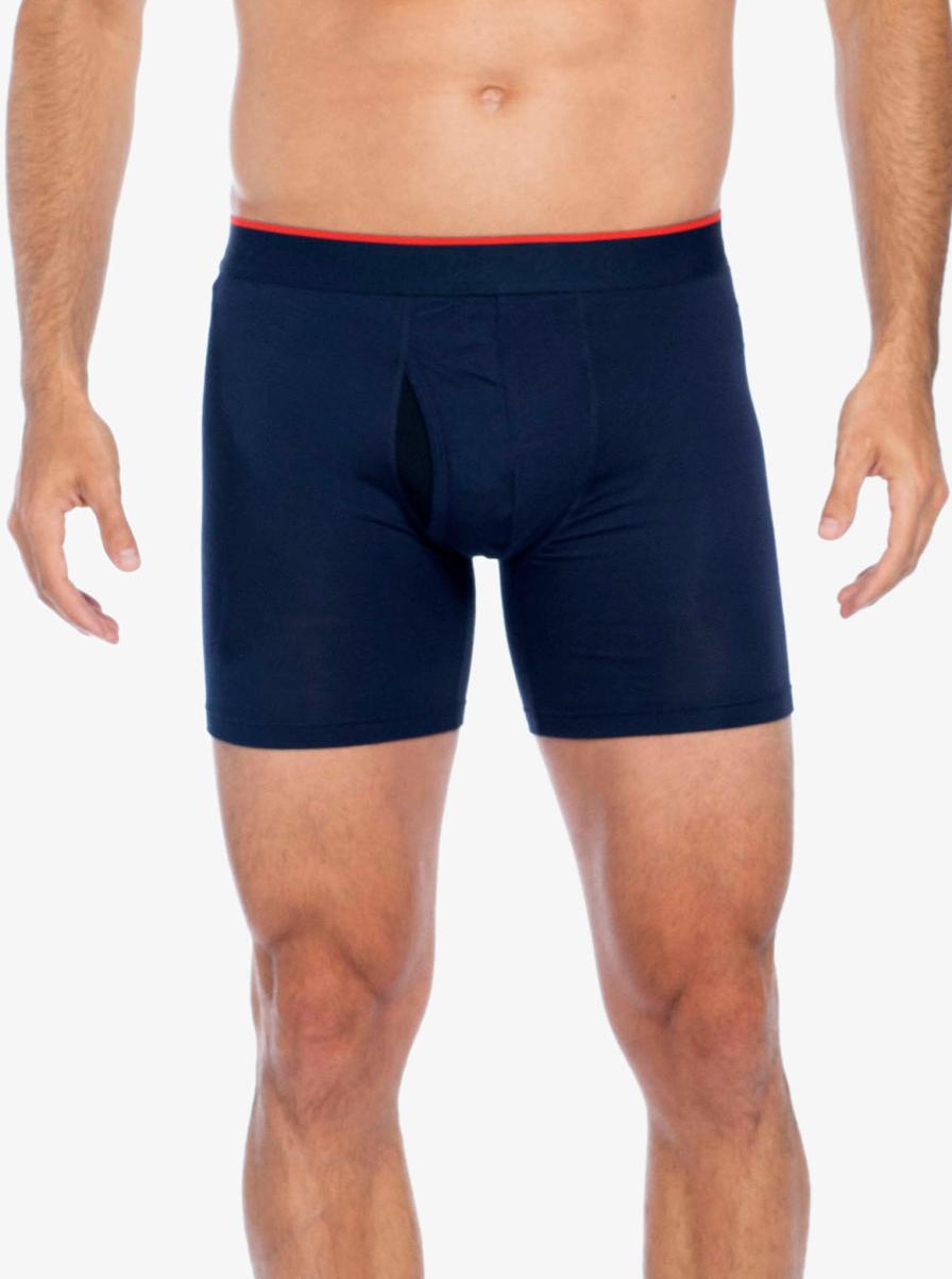 Men 3Pk Boxer Briefs Navy Online Pajamas & Underwear Robert Graham