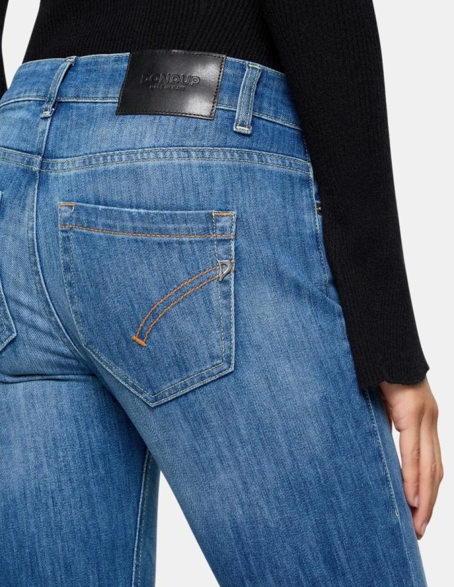 Monroe Skinny Jeans In Stretch Denim Jeans Dondup Women - 1