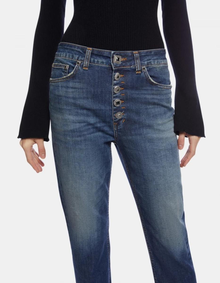 Dondup Jeans Koons Loose-Fit Stretch Denim Jeans Women - 1