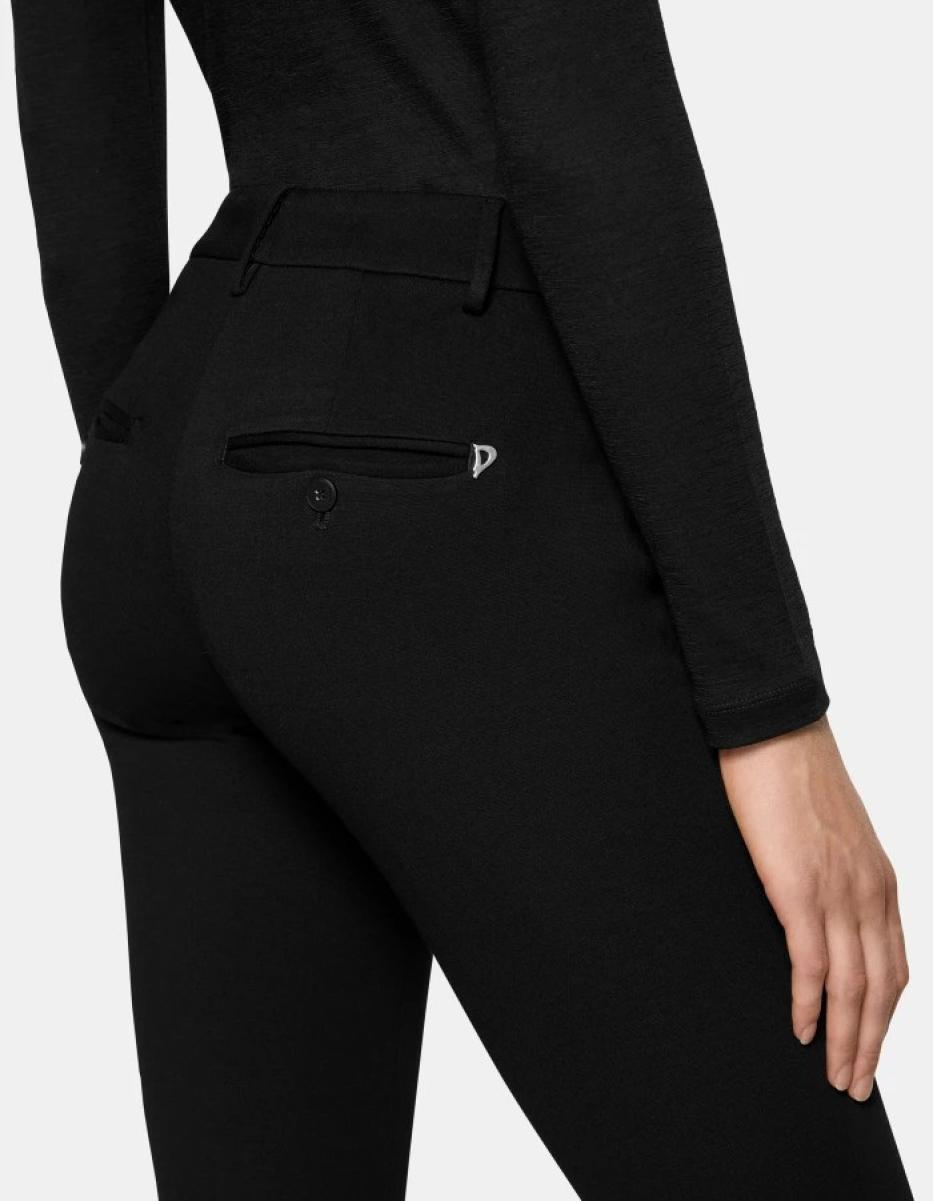 Perfect Slim-Fit Jersey Trousers Blac Dondup Pants Women - 1
