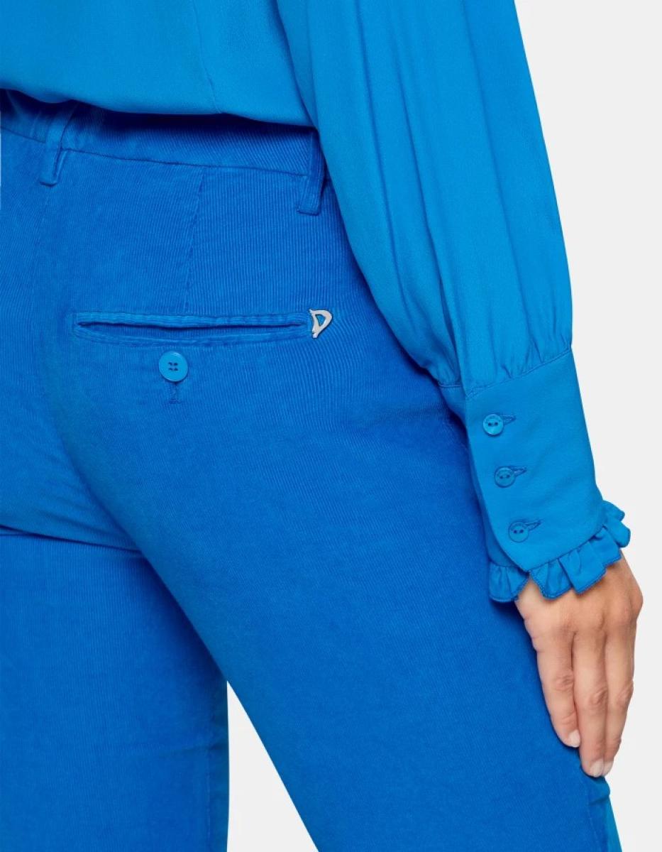 Perfect Slim-Fit Velvet Trousers Pants Women Dondup - 1