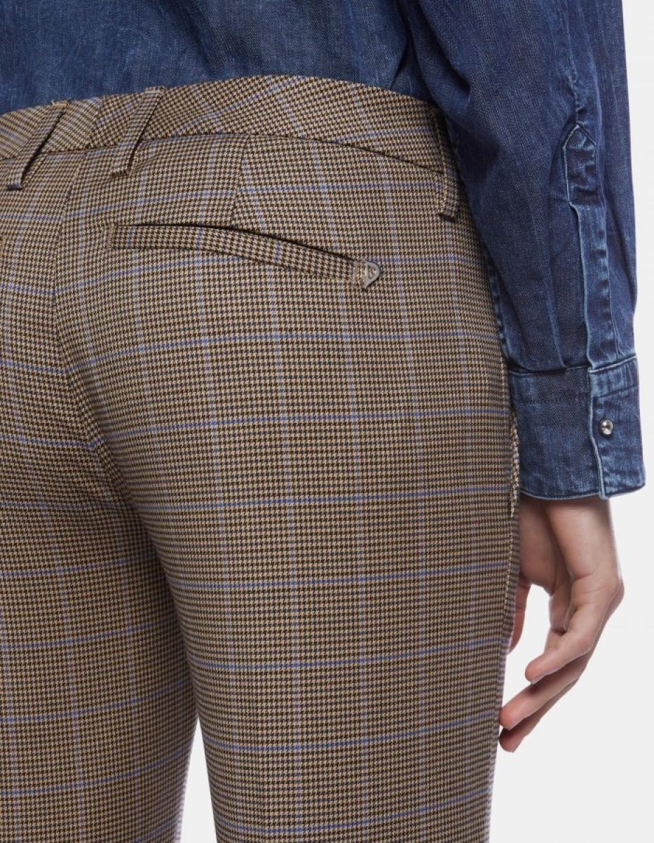 Kasya Regular-Fit Houndstooth Trousers Dondup Pants Women - 1