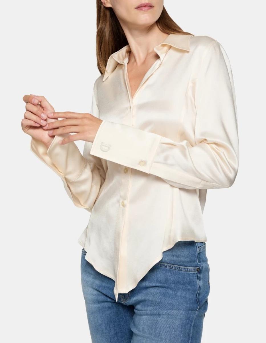 Shirts & Top Women Slim-Fit Satin Shirt Dondup - 1