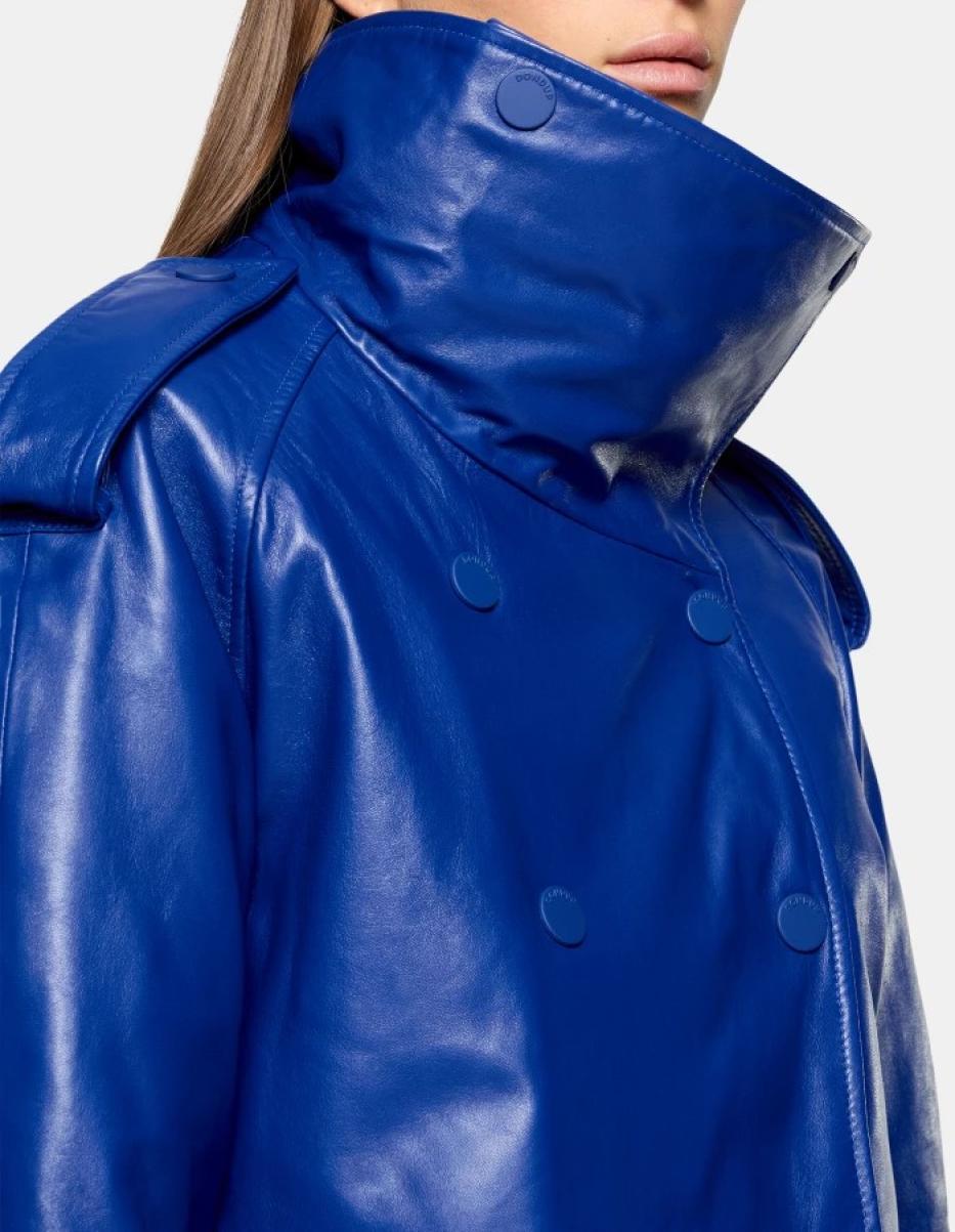 Coats & Jackets Oversized Nappa Leather Jacket Women Dondup - 1