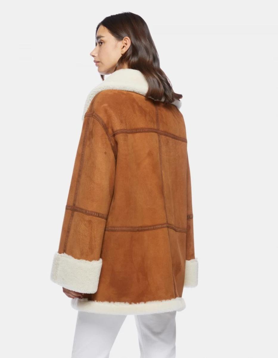 Dondup Coats & Jackets Women Oversized Shearling Coat