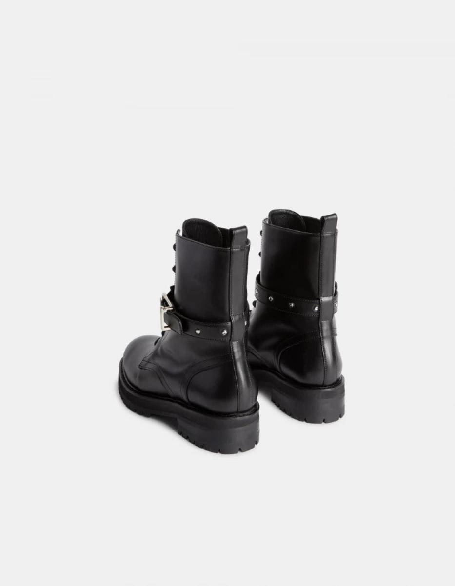 Combat Boots In Nappa Calfskin Dondup Accessories Women - 3