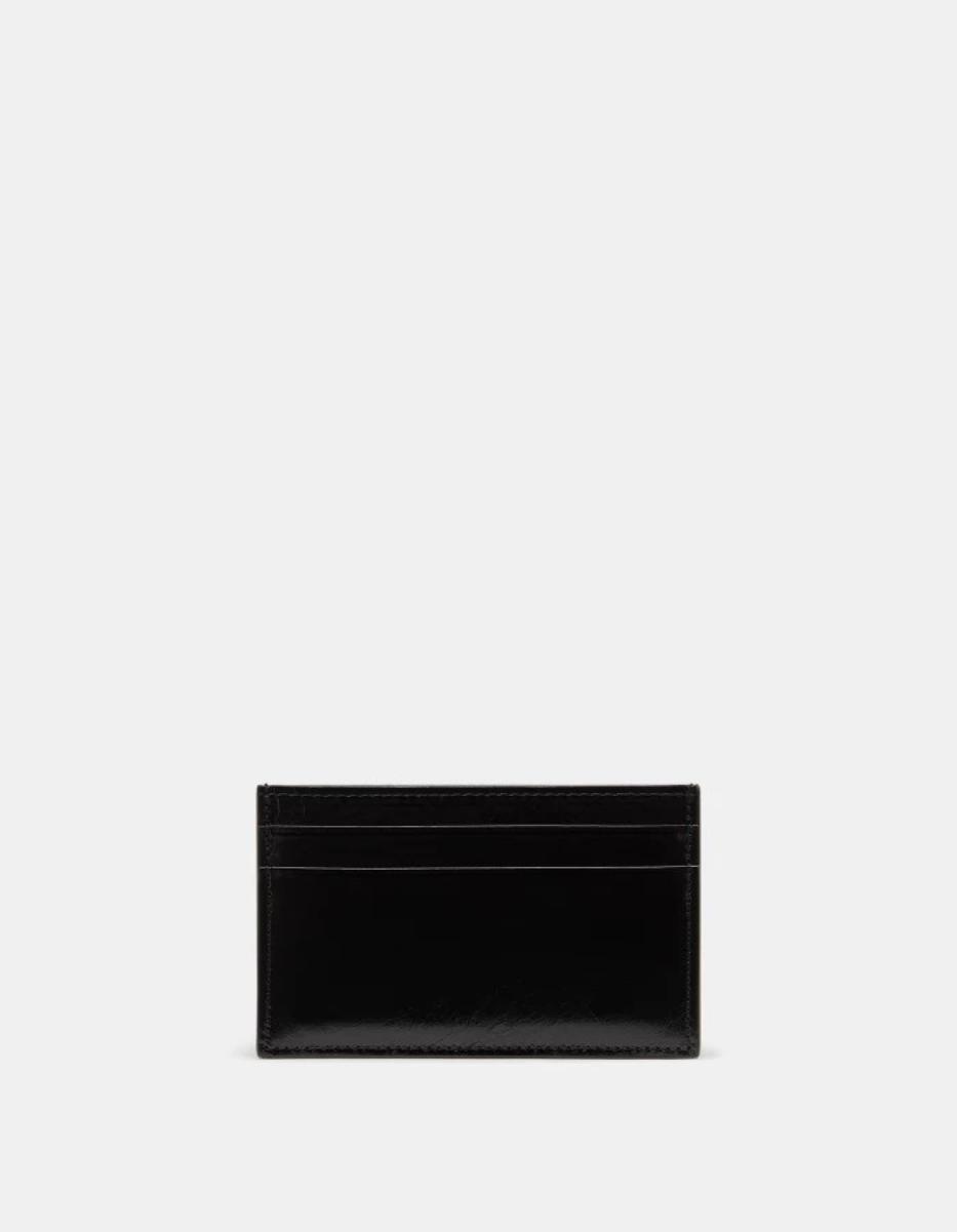 Dondup Glossy Leather Card Holder Accessories Blac Women