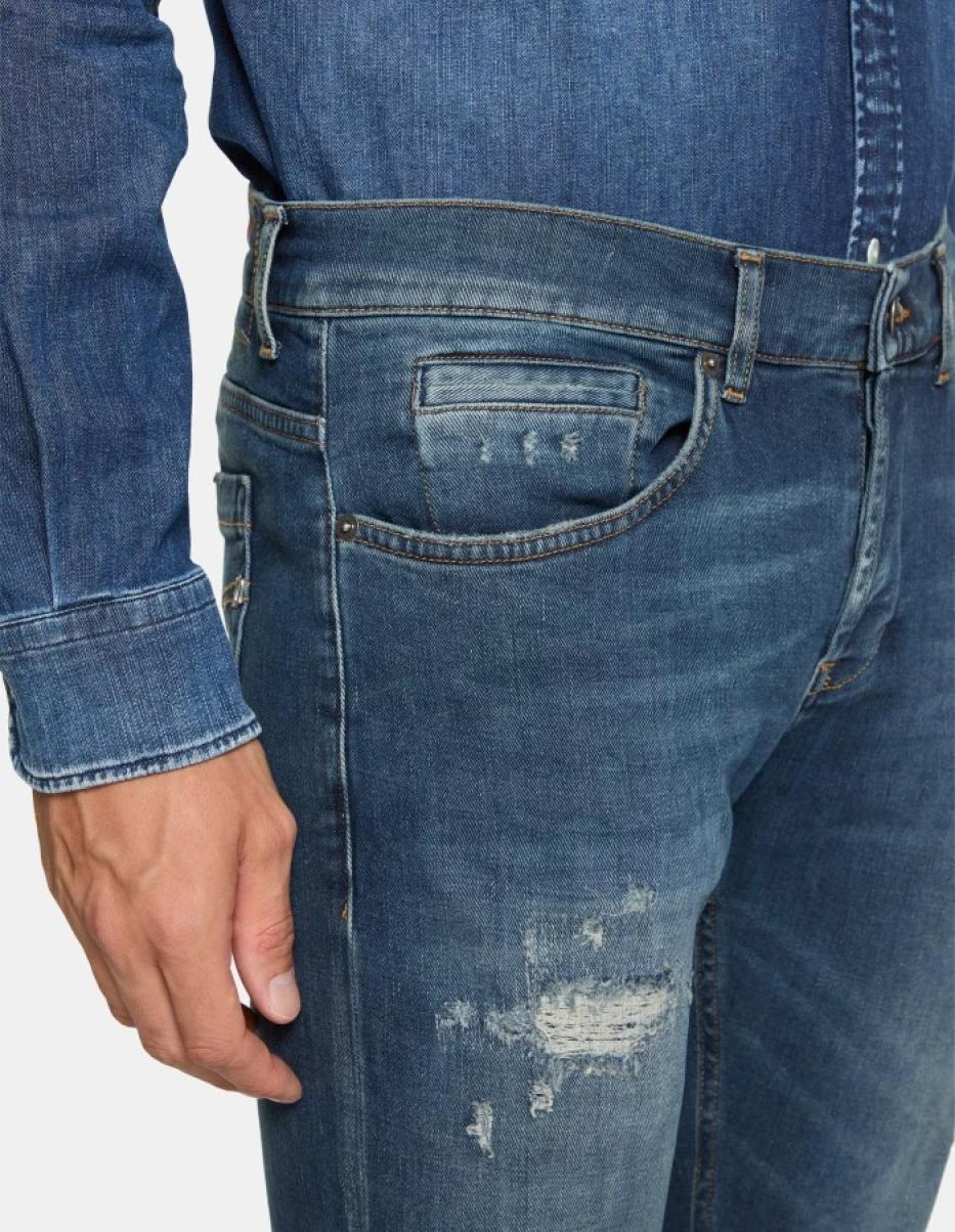 Jeans Dondup George Skinny Jeans In Stretch Denim Men - 1