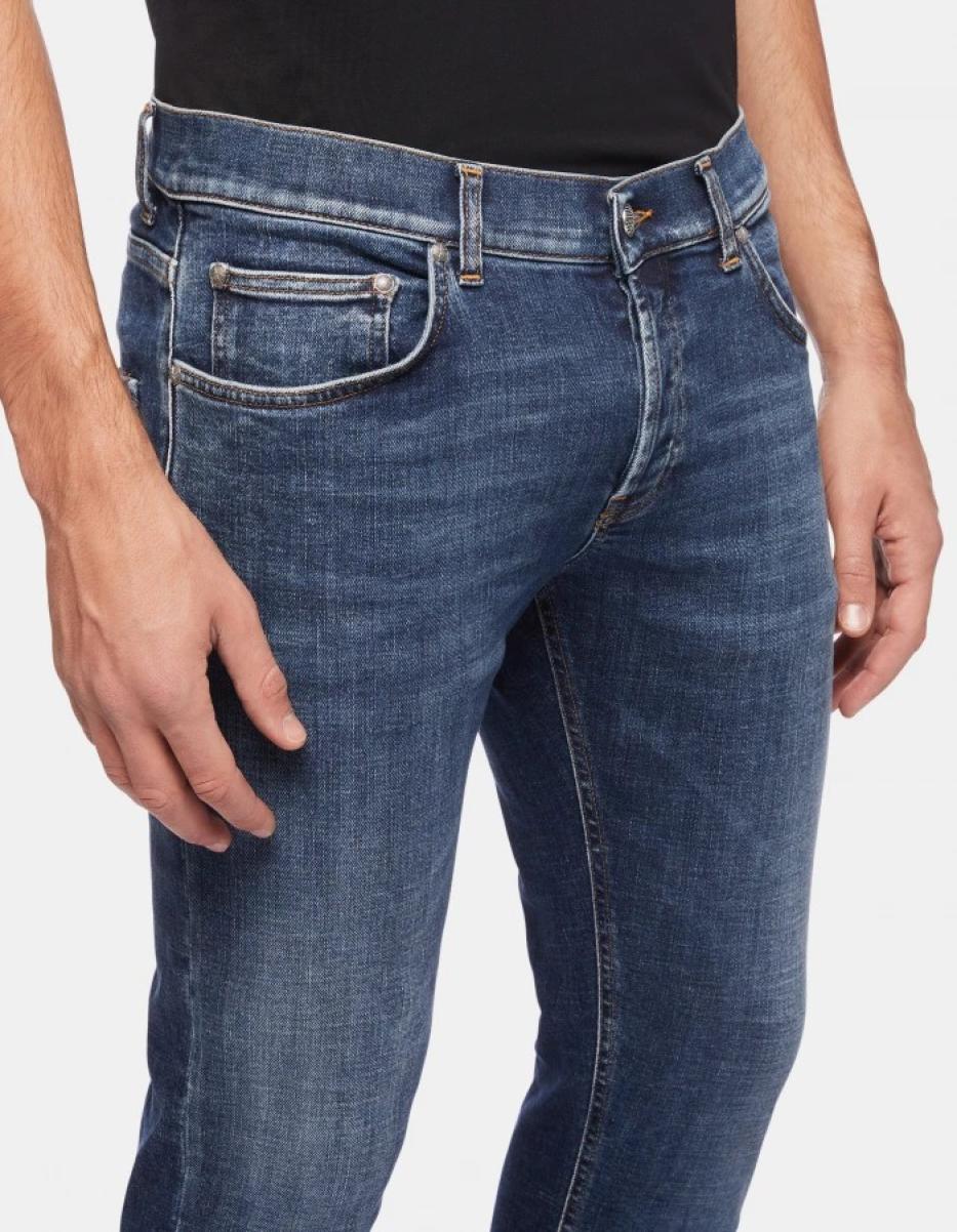 Mius Slim-Fit Stretch Denim Jeans Jeans Men Dondup - 1