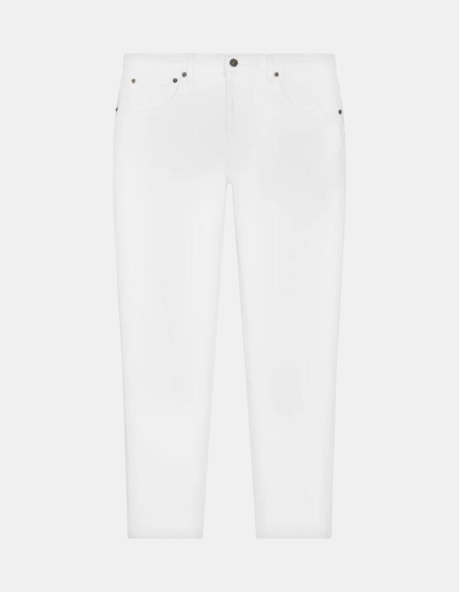 Brighton Carrot-Fit Jeans In Bull Stretch Denim Jeans Men White Dondup - 2