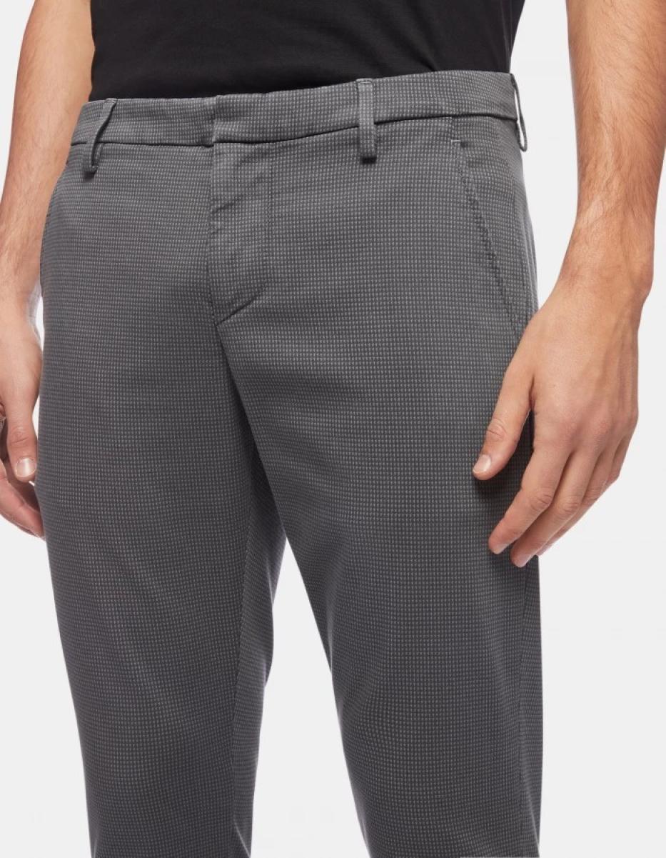 Dondup Men Gaubert Slim-Fit Trousers In Printed Cotton Pants - 1