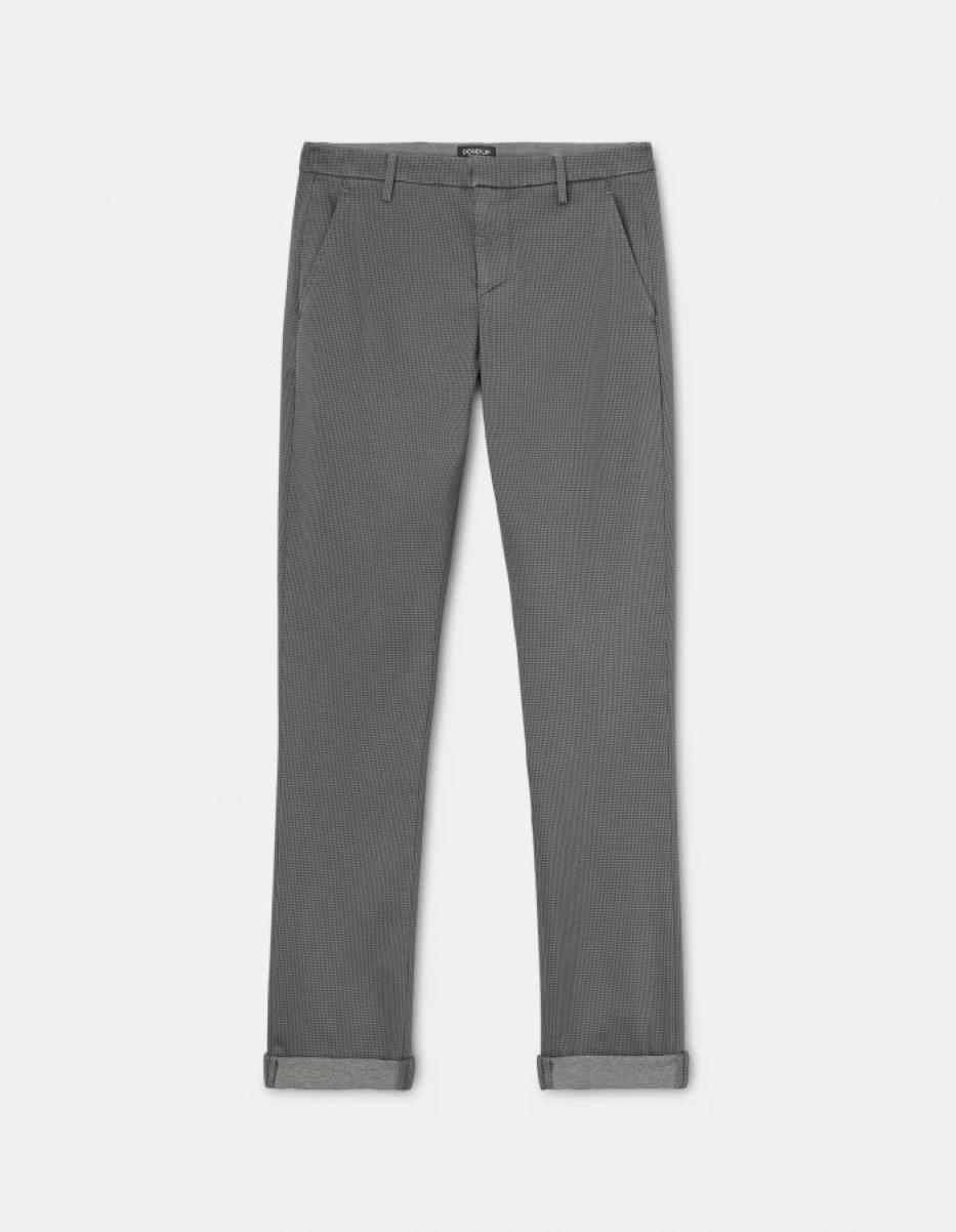 Dondup Men Gaubert Slim-Fit Trousers In Printed Cotton Pants - 3