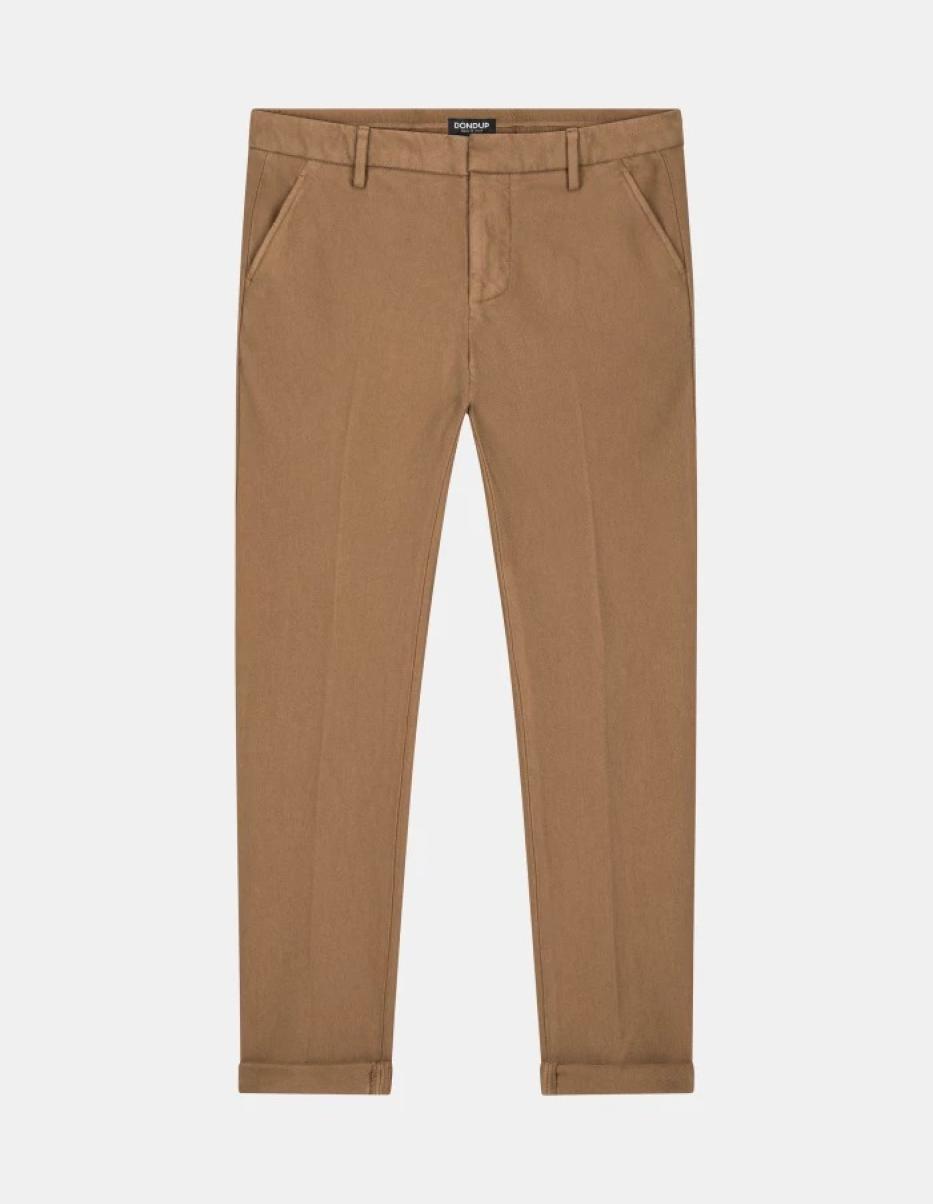 Men Dondup Pants Gaubert Slim-Fit Cotton Trousers - 3
