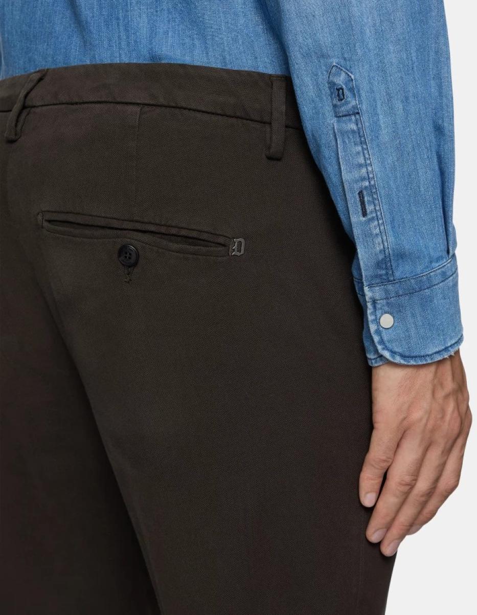 Dondup Pants Gaubert Slim-Fit Cotton Trousers With Darts Men - 1