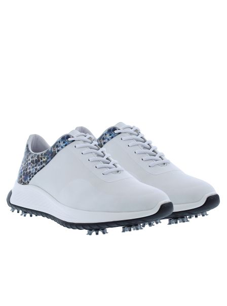Men Flatonia Golf Shoe Flexible Robert Graham Shoes White