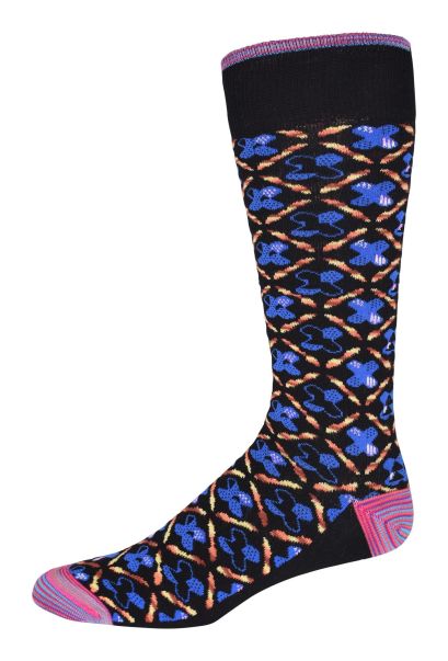 Robert Graham Men Socks User-Friendly Black Yeni Mens Knit Socks