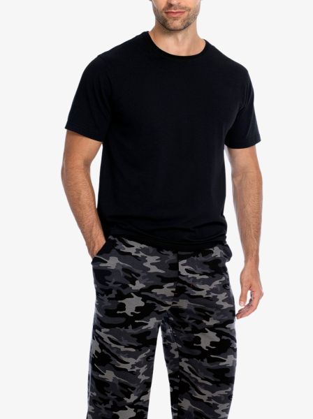 Pajamas & Underwear Manifest Black Men Short Sleeve Neck T-Shirt Robert Graham
