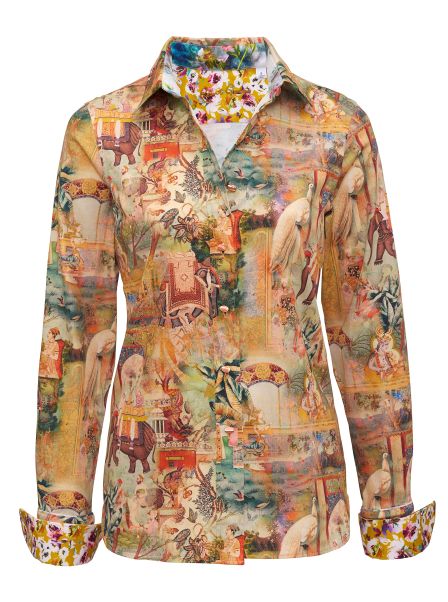Tops Women Priscilla Shirt Multi Robert Graham Elegant