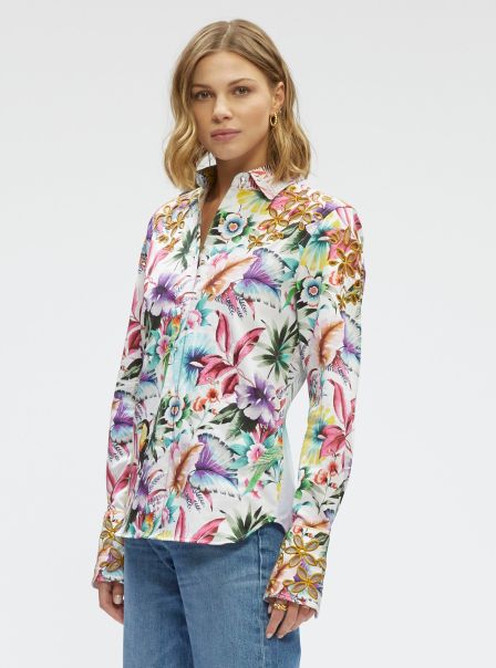 Multi Women Robert Graham Versatile Limited Edition Escapade Shirt Tops