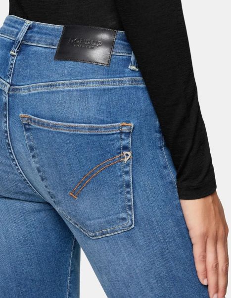 Jeans Iris Super Skinny Jeans In Stretch Denim Dondup Women