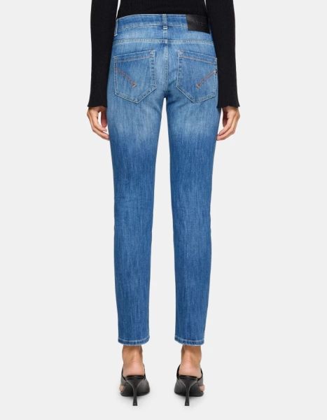 Monroe Skinny Jeans In Stretch Denim Jeans Dondup Women