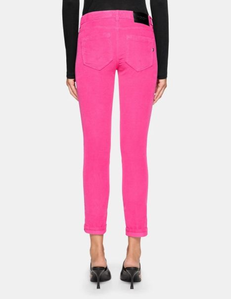 Jeans Burro Women Monroe Skinny-Fit Velvet Trousers Dondup