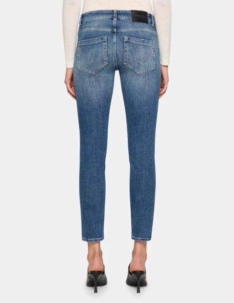 Monroe Skinny Jeans In Stretch Denim Dondup Women Jeans