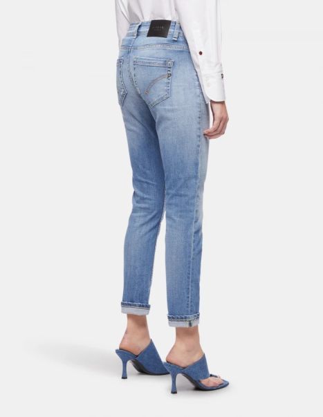 Dondup Monroe Skinny Jeans In Stretch Denim Jeans Women