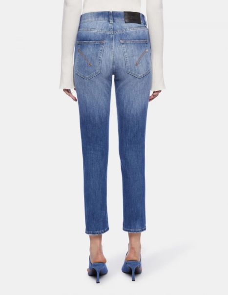 Daila Slim-Fit Stretch Denim Jeans Jeans Women Dondup