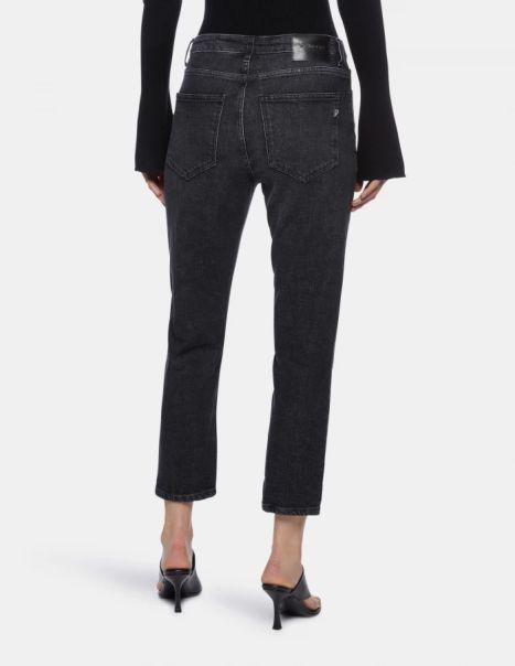 Cindy Regular-Fit Stretch Denim Jeans Women Dondup Jeans