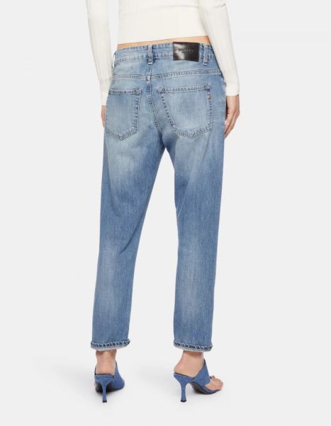 Dondup Women Mila Carrot-Fit Rigid Denim Jeans Jeans