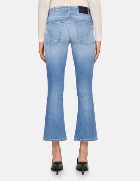 Mandy Super Skinny Bootcut Jeans In Stretch Denim Jeans Women Dondup