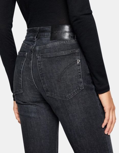 Olivia Bootcut Stretch Denim Jeans Women Dondup Jeans