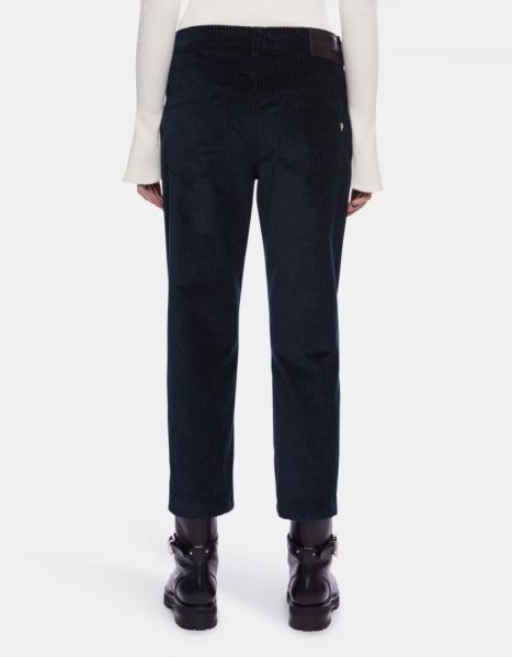 Jeans Koons Loose-Fit Velvet Trousers Dondup Women
