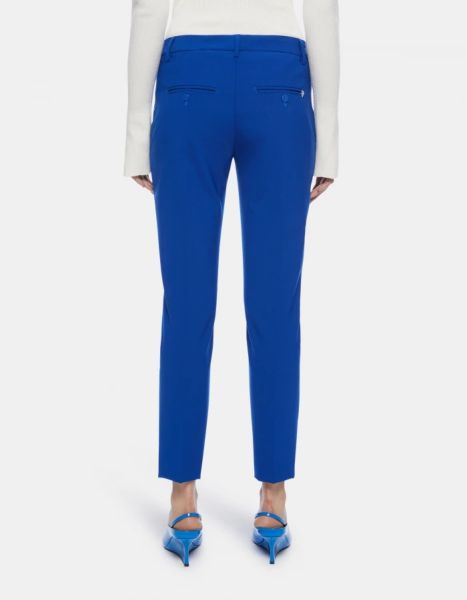 Dondup Blac Pants Women Perfect Slim-Fit Trousers In Wool