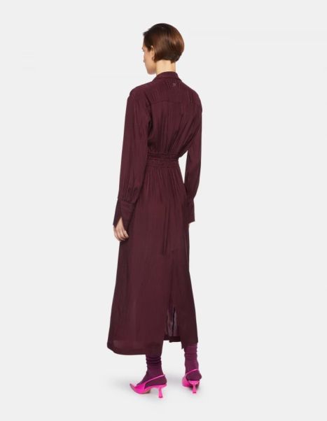 Dresses Long Silk-Blend Dress Dondup Women