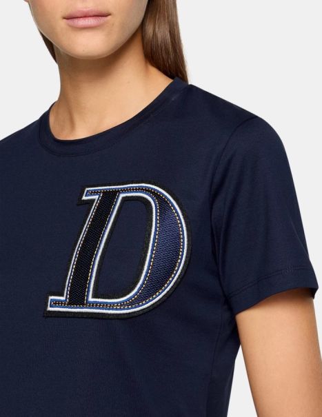 Regular-Fit Jersey T-Shirt T-Shirts & Sweatshirts Dondup Women