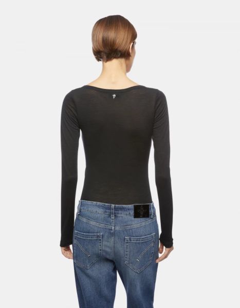 T-Shirts & Sweatshirts Dondup Women Slim-Fit Wool Henley Top Burro