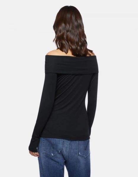 T-Shirts & Sweatshirts Women Slim-Fit Interlock T-Shirt Blac Dondup