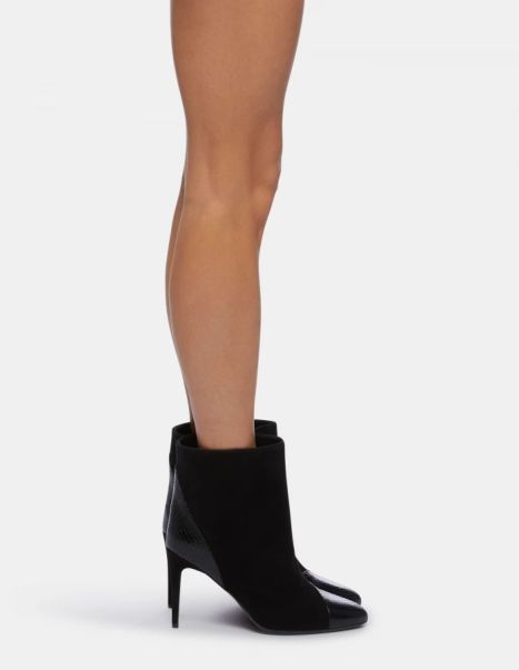 Women Dondup Suede And Leather Booties Accessories