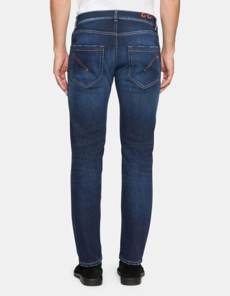 Men Dondup Mius Slim-Fit Stretch Denim Jeans Jeans