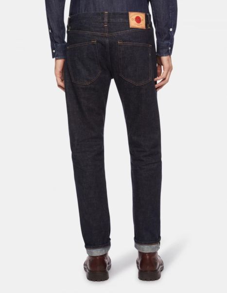Men Icon Regular-Fit Jeans In Selvedge Rigid Denim Jeans Dondup